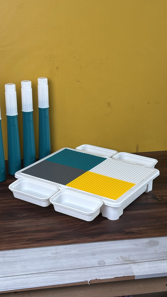 Multipurpose block table with 174 blocks