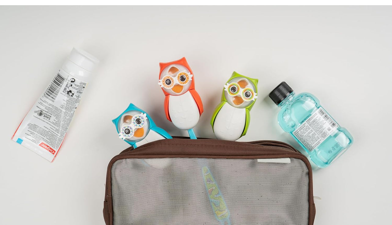 Flipper Owl Smarty Toothbrush Holder+Timer, Blue, FLR-OWL-STY