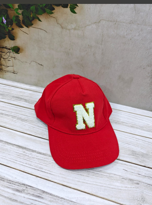 Customized cap with intials (mention cap number and letter in note box)