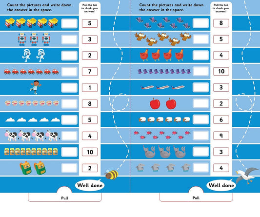 Let's Learn Counting (Pull-The-Tabs And Wipe-And-Clean)