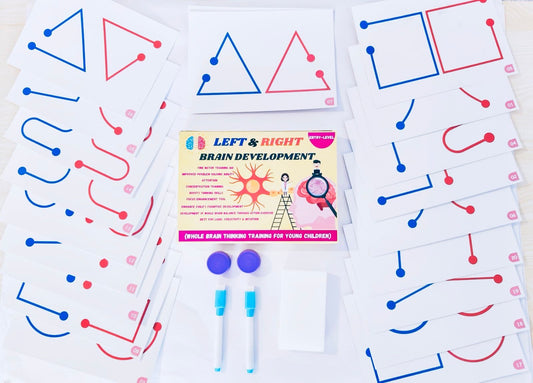 ๐Left and Right Brain Development Cards: ๐