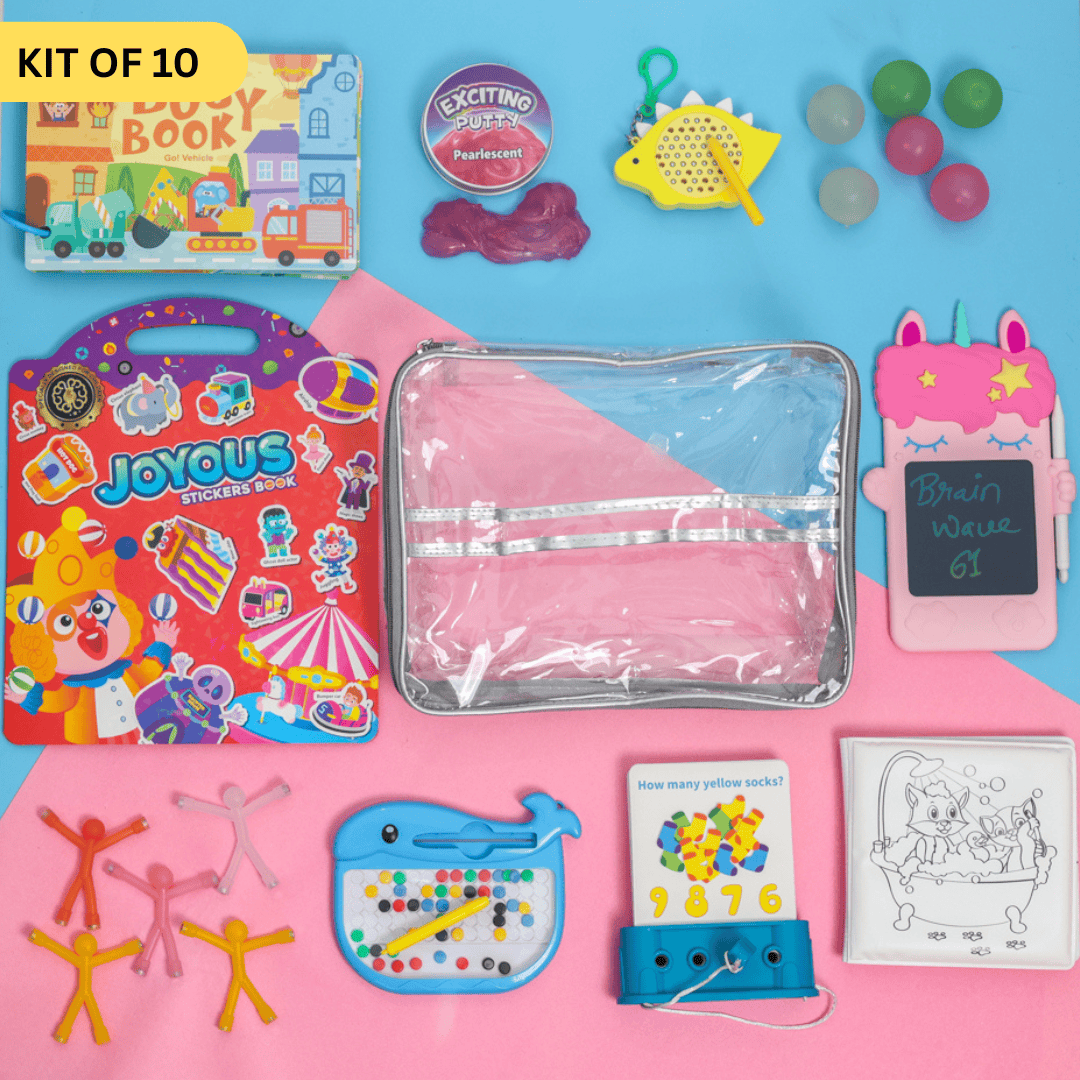 The Easy-to-Carry Fun Kit 7 & 10 -Toys for Happy Kids Everywhere!