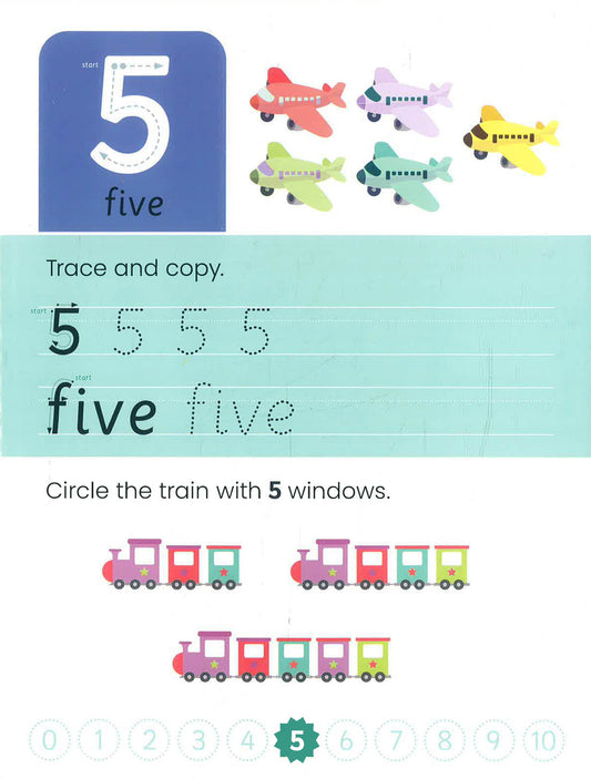 Junior Explorers Write And Wipe: Counting Book