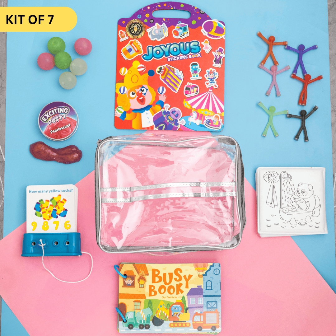The Easy-to-Carry Fun Kit 7 & 10 -Toys for Happy Kids Everywhere!