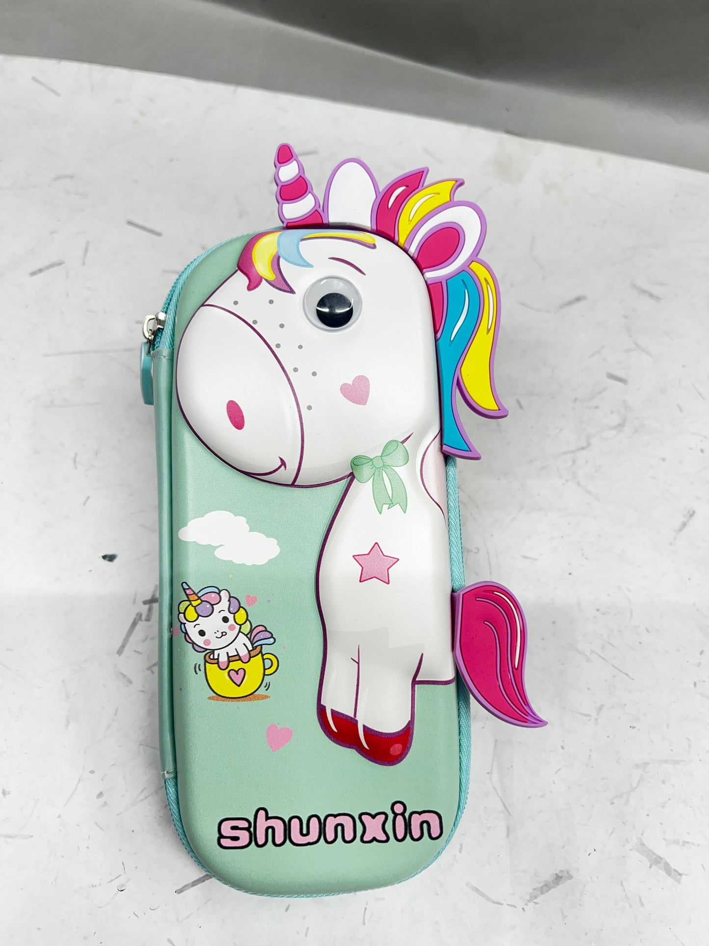 3D Unicorn Pencil Box | Stationary for Kids