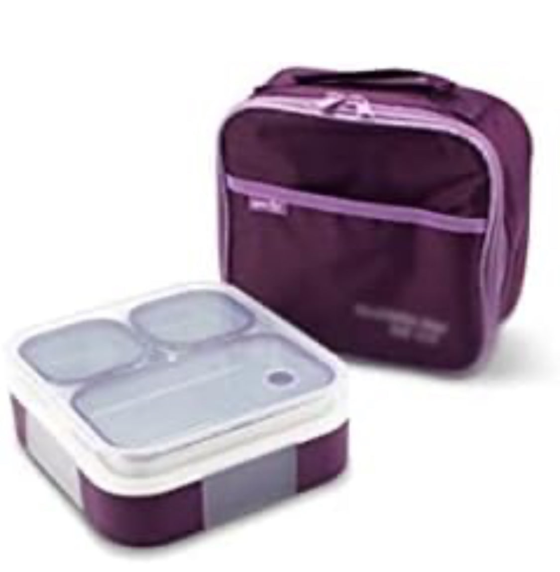 Yoo yee 3 Compartments Stainless Steel bento Lunch Box,with Insulated Lunch Bag,Portion Control Lunch Container, On-the-Go Meal Fruit SnackPacking