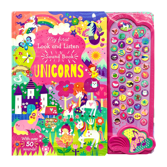My First Look and Listen Unicorns - Children's 50 Button Sound Book