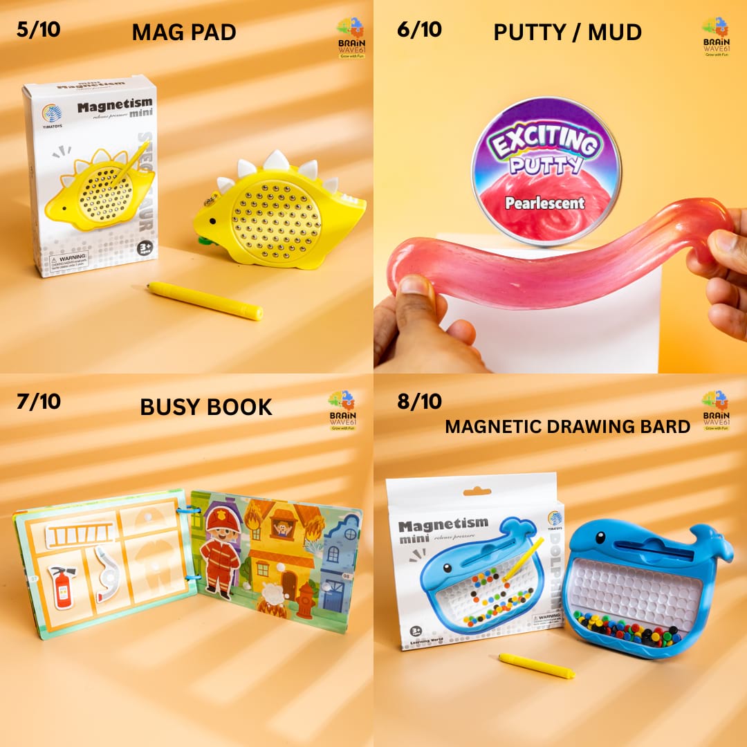 The Easy-to-Carry Fun Kit 7 & 10 -Toys for Happy Kids Everywhere!