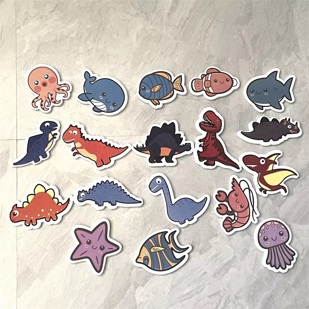EVA bath stickers reusable