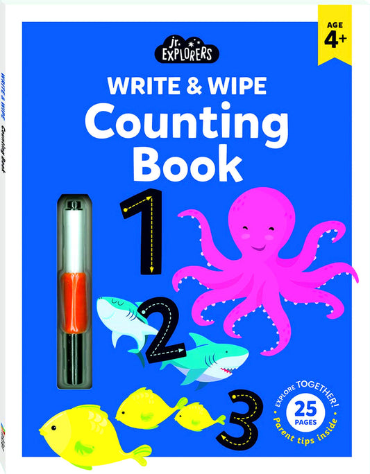Junior Explorers Write And Wipe: Counting Book