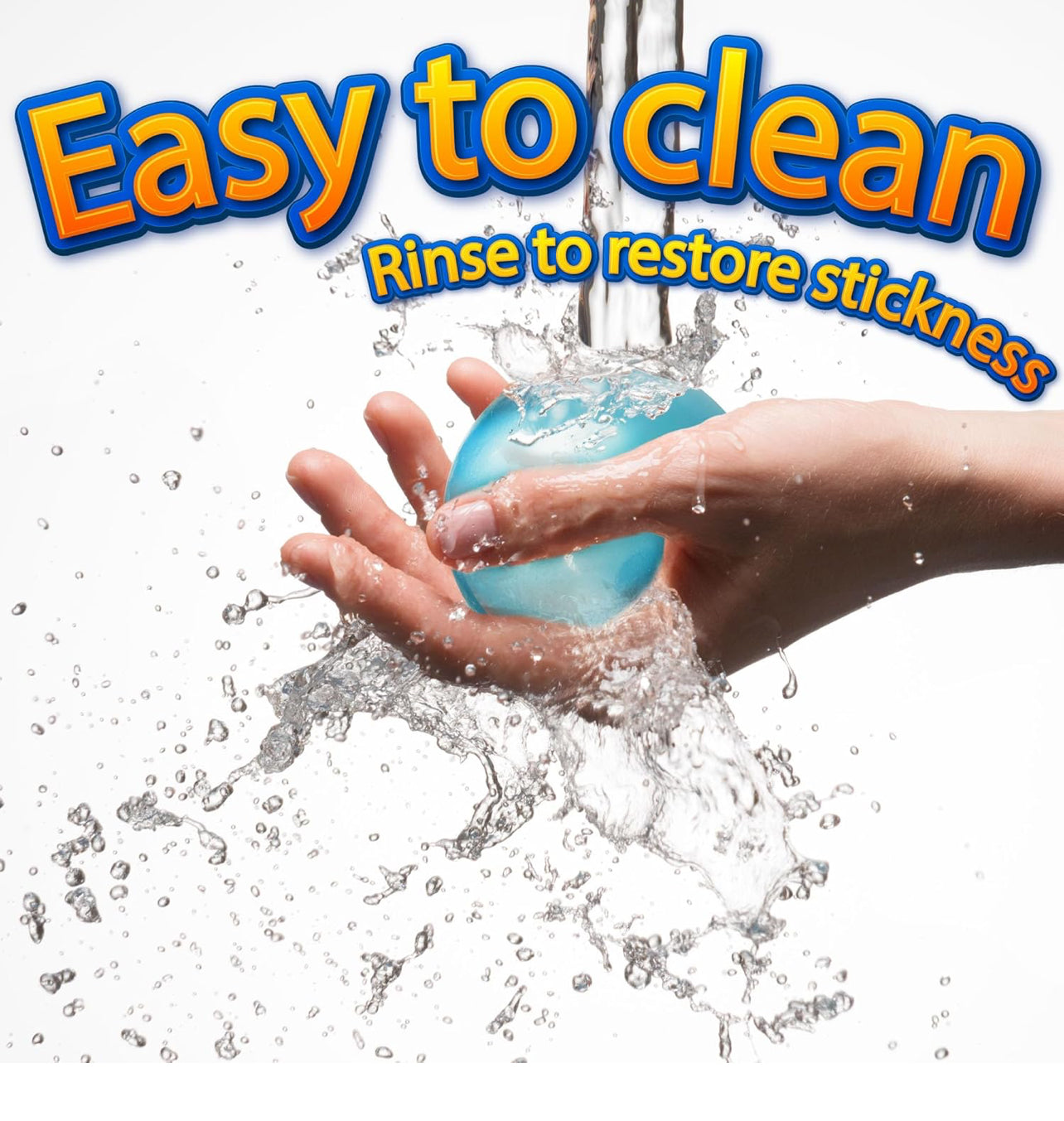 Glow Wall Ball Sticky 6PCS Grow in The Dark Round Luminous Fluorescent Washable Stress Relief Ball Toy Washable