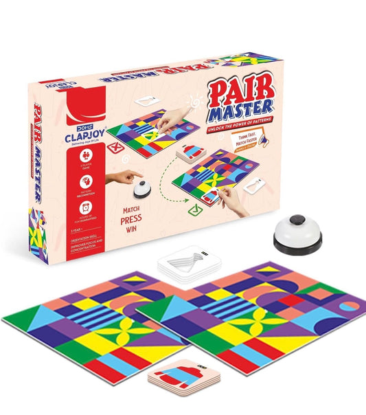 Pair Master Game - Shapes Matching Puzzle & Clothes Matching Toy for Kids