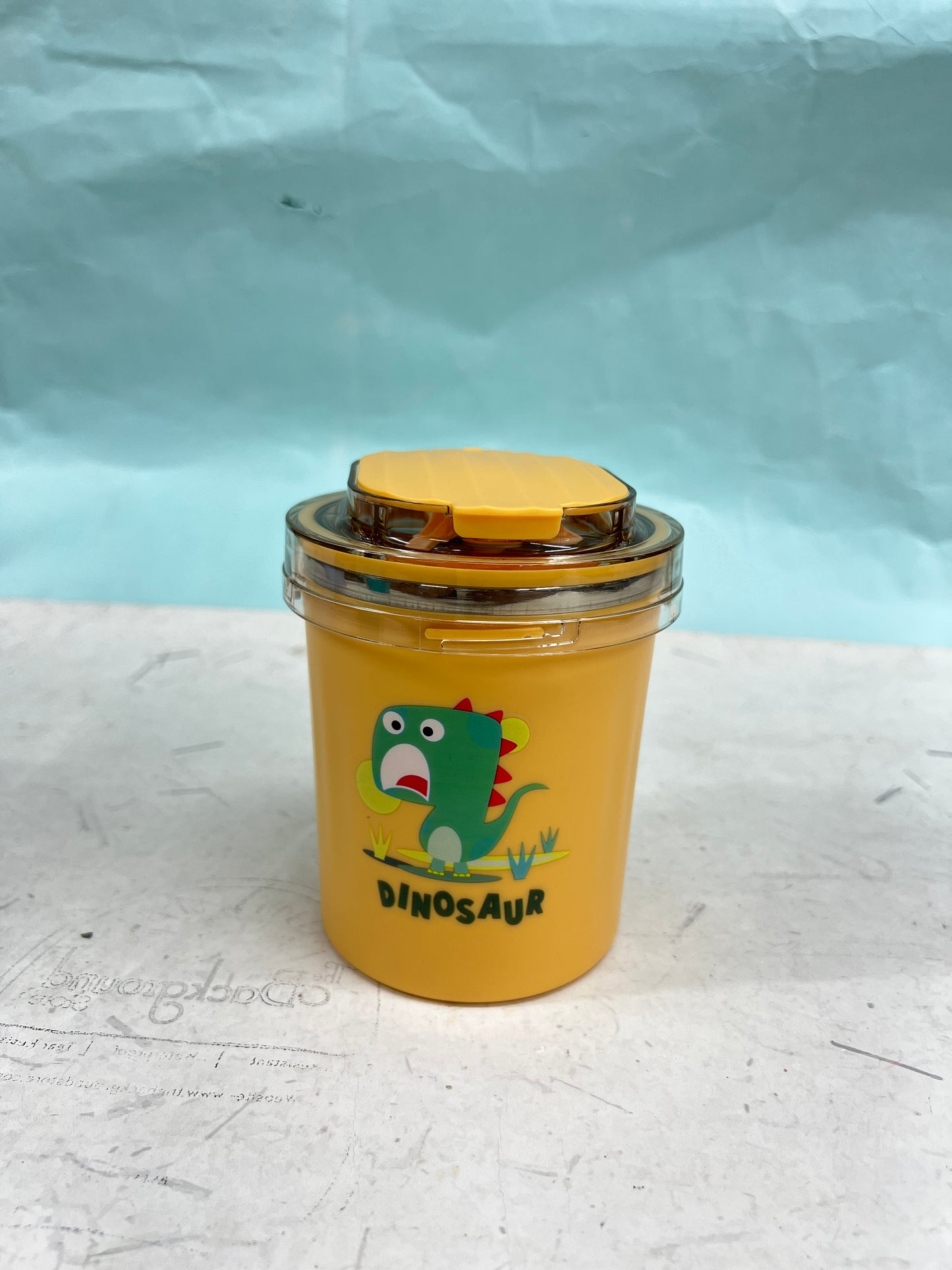 304 Stainless Steel Double Wall Thermal Insulated Vacuum Mug with Lid, Spoon & Straw Hot & Cold Milk Coffee Tea Soup Drinking Travelling Cup Girls Boys - 530ml