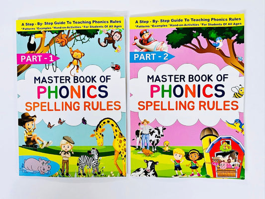 MASTER BOOK OF PHONICS SPELLING RULES
Part 1 & Part 2