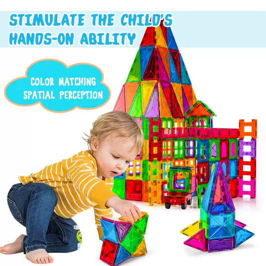 100 pcs magnetic tiles