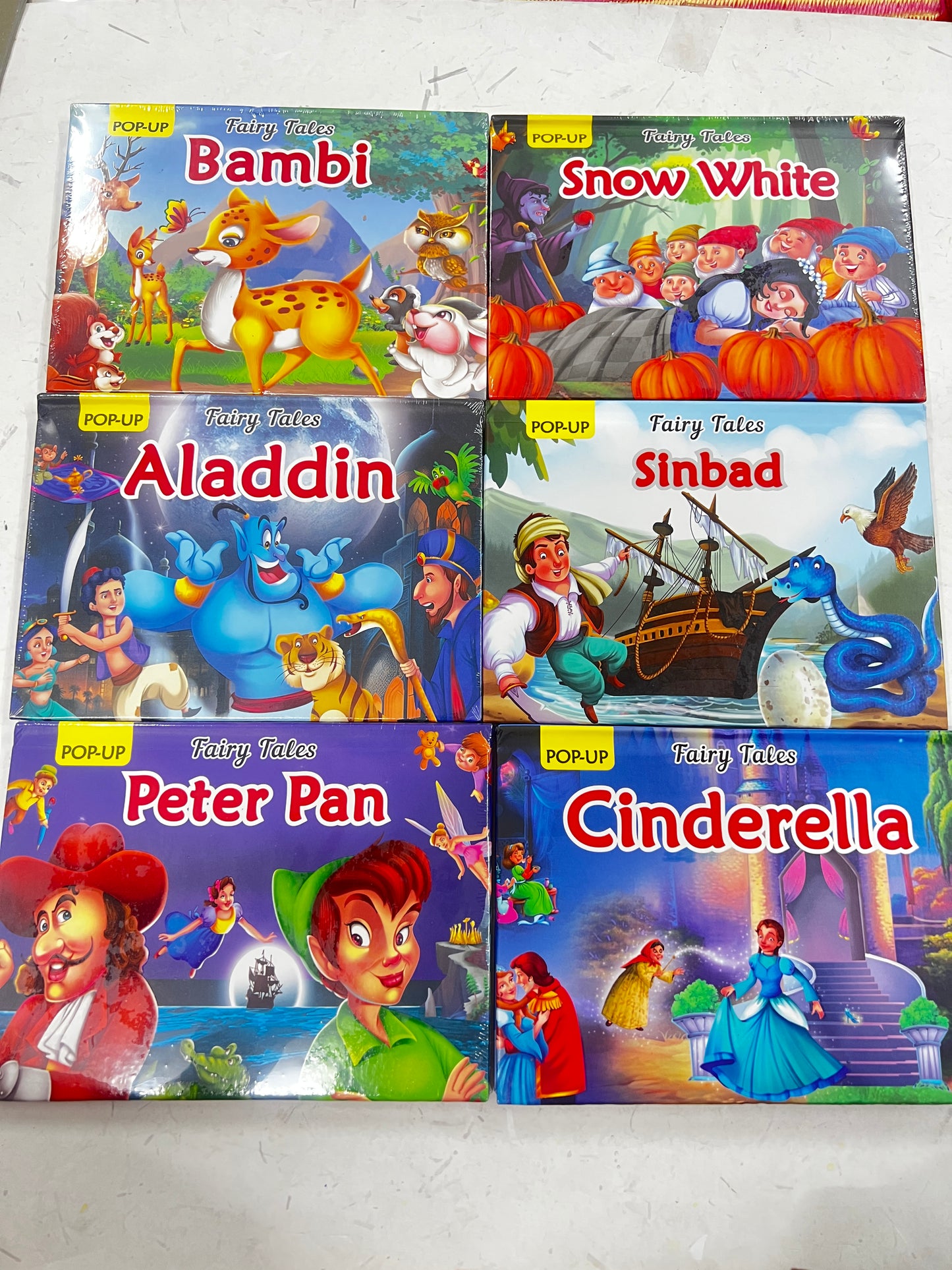 Pop up fairy tales story books
