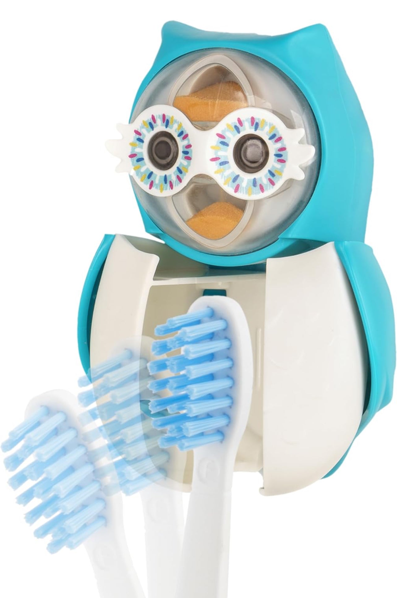 Flipper Owl Smarty Toothbrush Holder+Timer, Blue, FLR-OWL-STY