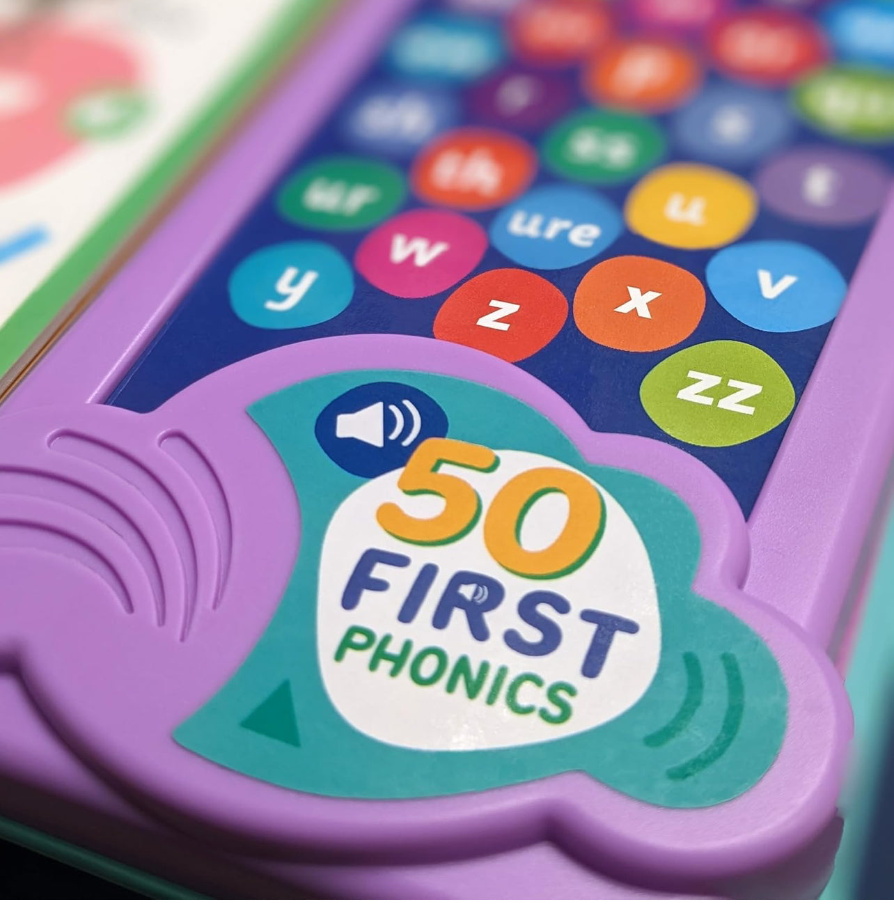 50 Button Photo Sound Book - First Phonics - A Listen and Learn Sound Book for Children Aged 3+ (Large First Words Sound Book)