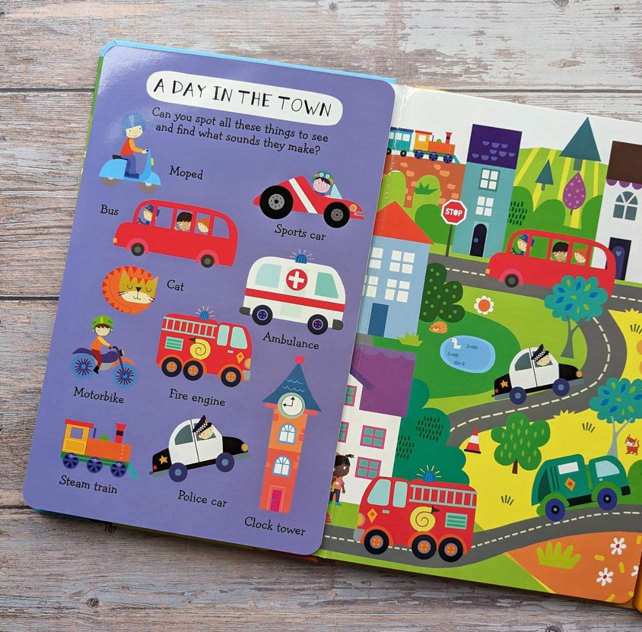My Busy Day My First Look and Find Sound Book ( with over 50 sounds )