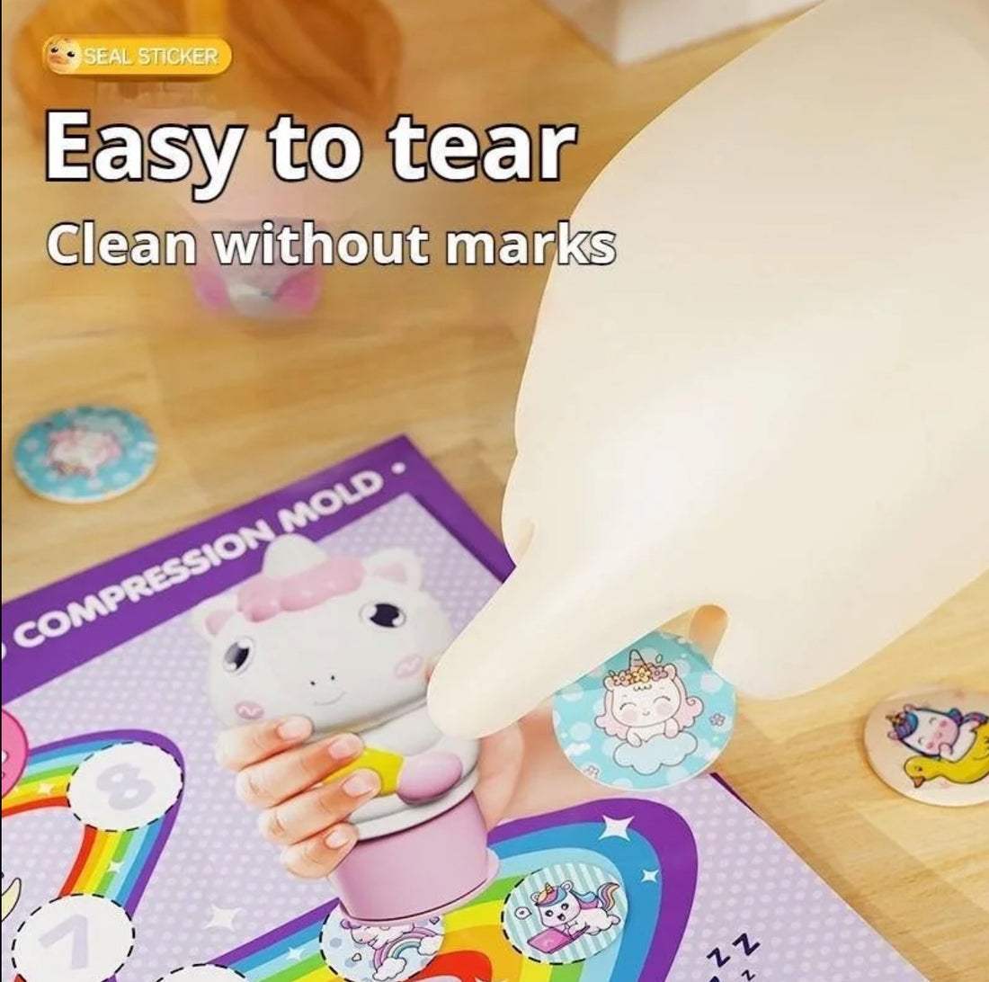 Magic stamper reusable 100 stickers