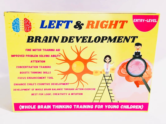 πLeft and Right Brain Development Cards: π