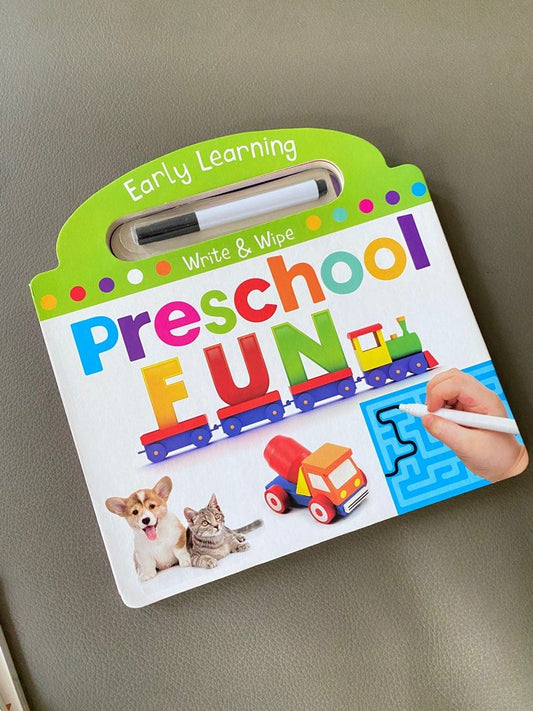 Early Learning Write & Wipe Preschool Fun