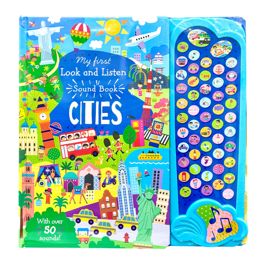 My First Look and Listen Cities – Children’s 50 Button Sound Book