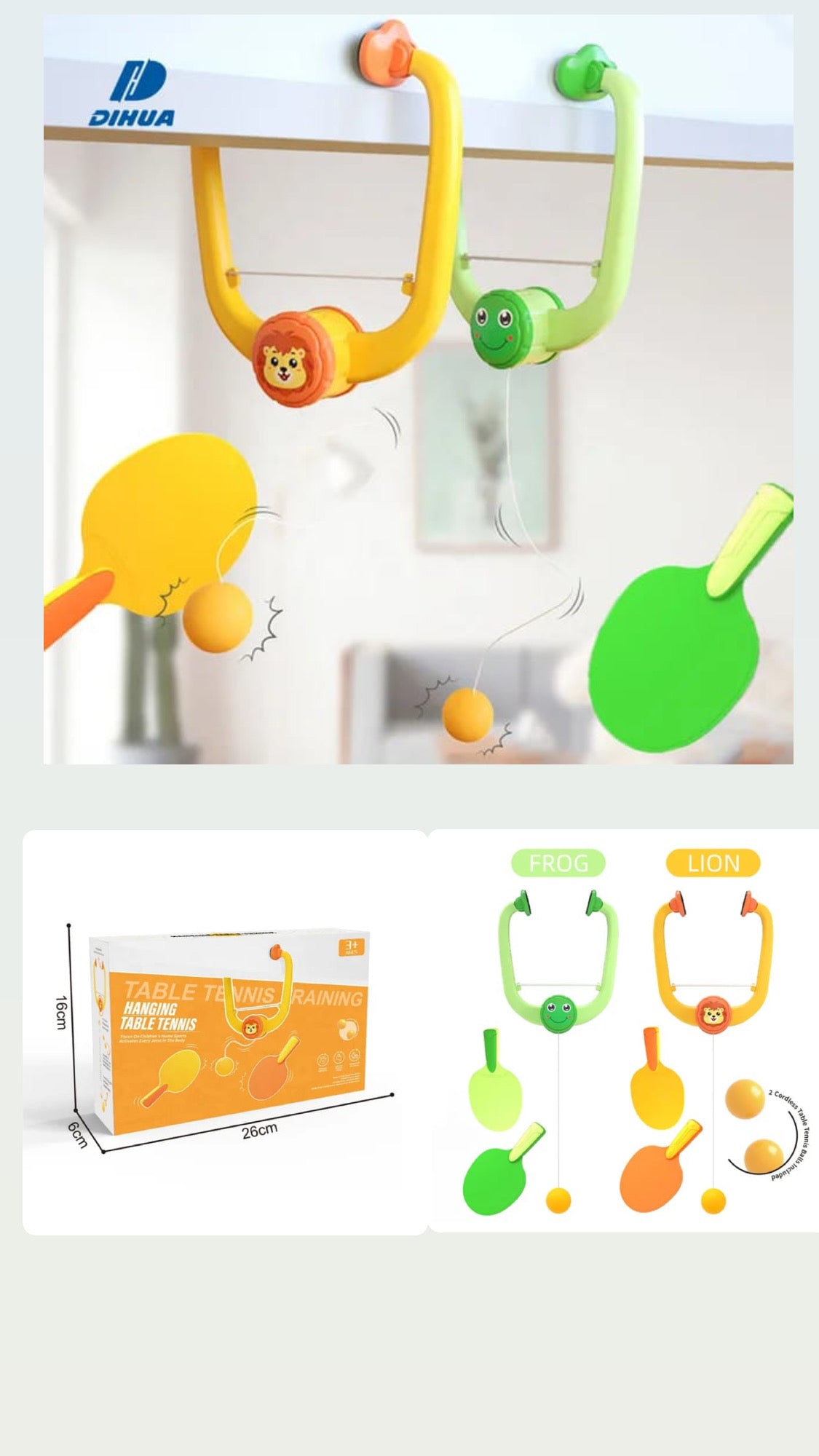 Hanging frog Table Tennis