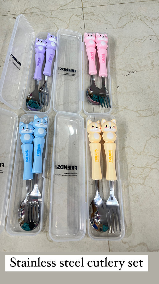 Stainless steel Kids cutlery set fork & spoon