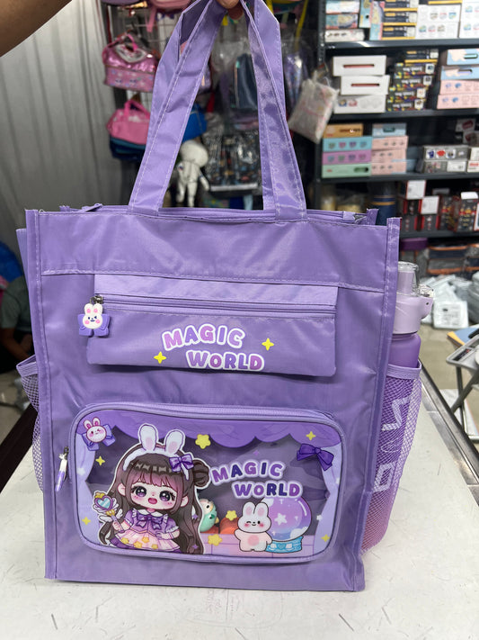 2 zipper Children's Tutorial bag