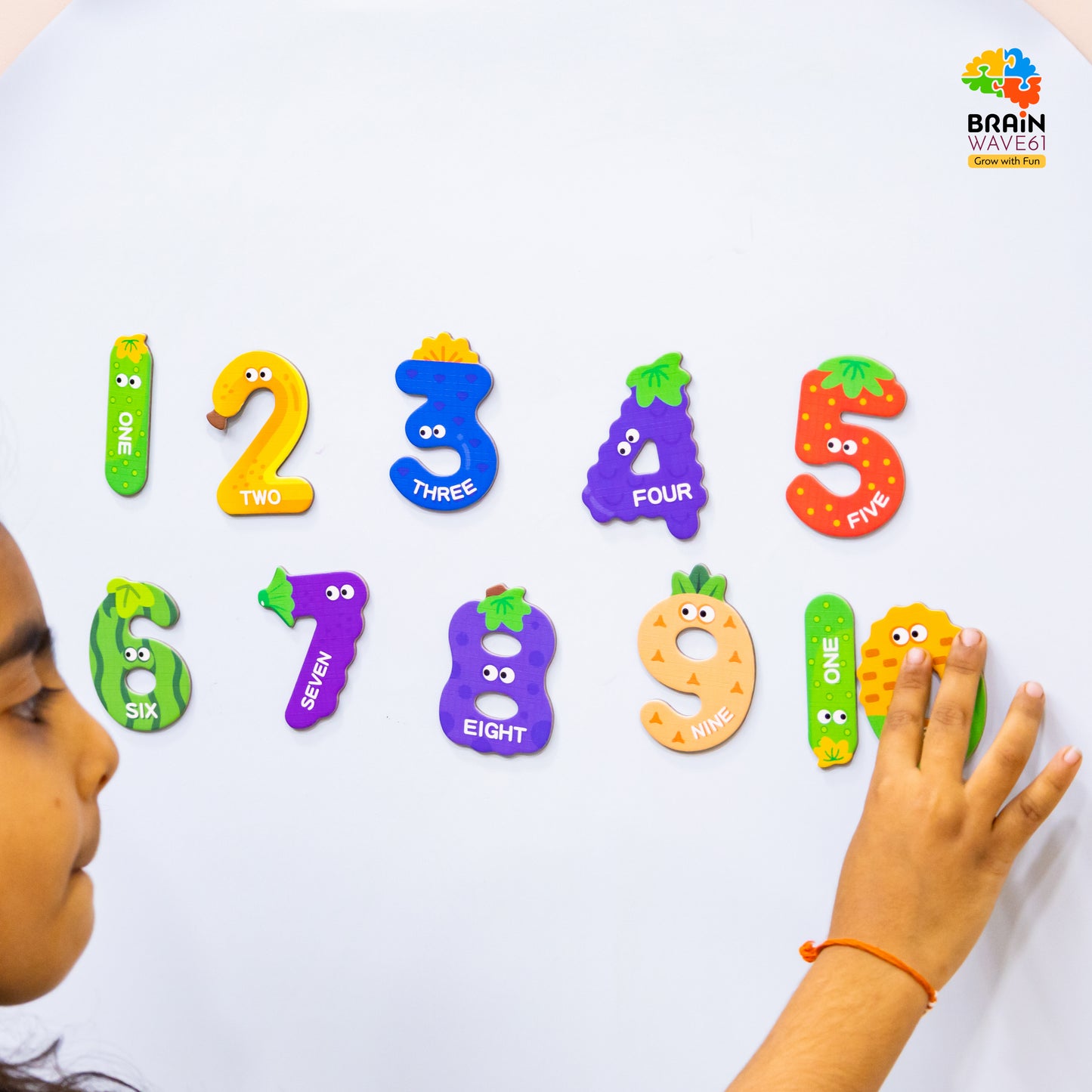 Magnetic animal numbers