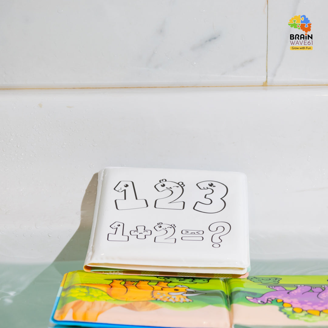 magic bath book wet the pages to revel colourful background