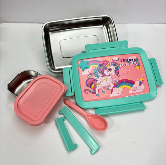 INSULATED LUNCH BOX WITH CONTAINER 550ML + 100ML