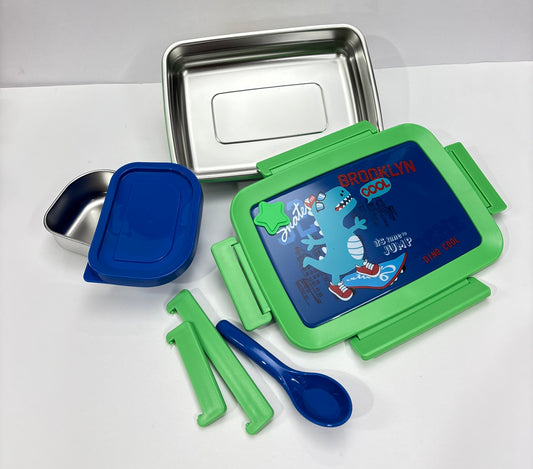 INSULATED LUNCH BOX WITH CONTAINER 550ML + 100ML