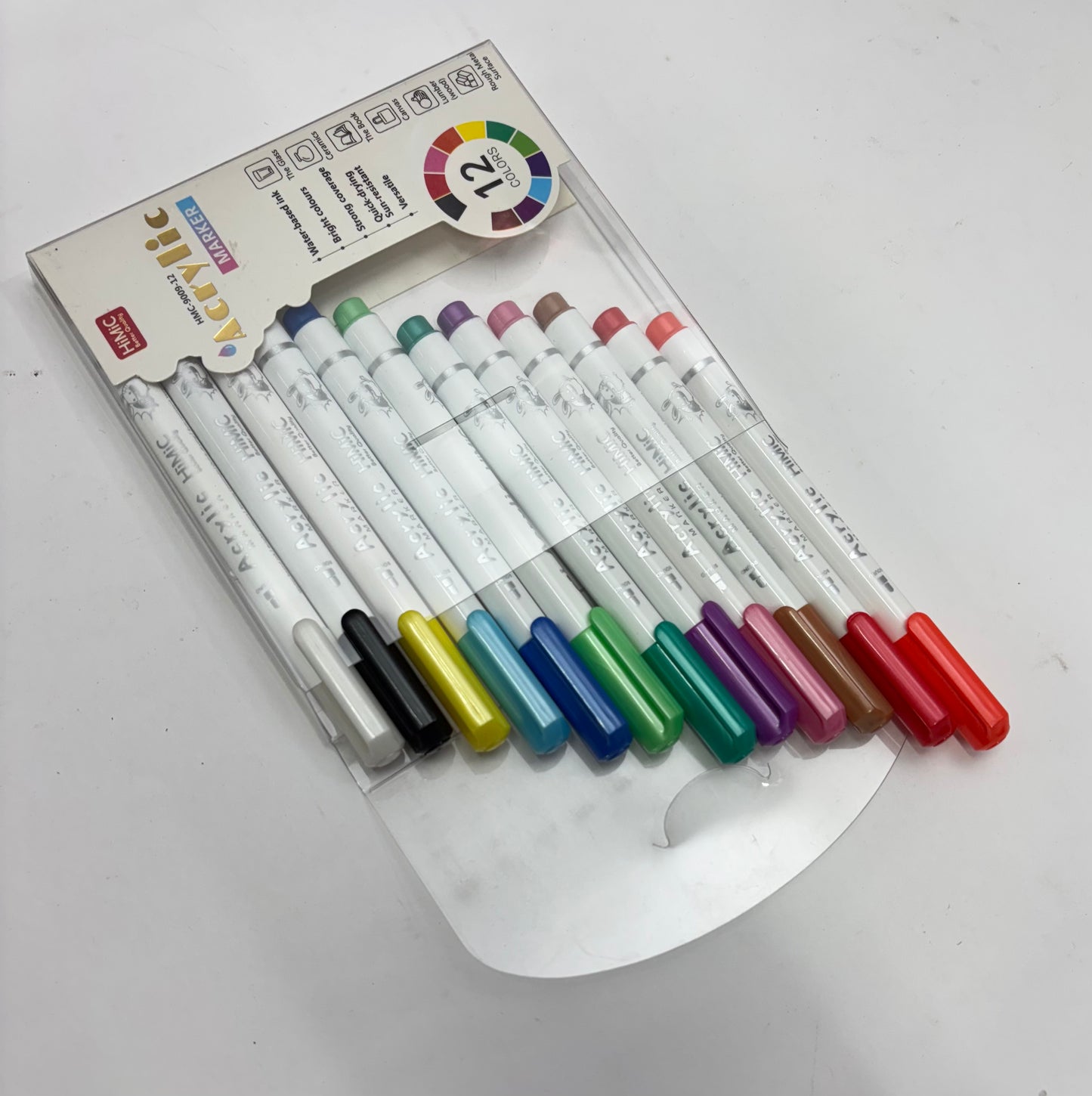 HIMIC ACRYLIC MARKER SET OF 12