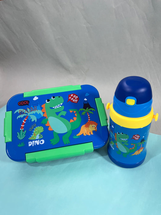 550 ml insulated string bottle & 3 grid insulated spill & merge proof lunch box ( 710ml)