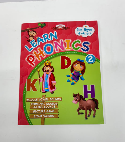 Learn Phonics For Ages 4 - 7 years (Sets of 4)