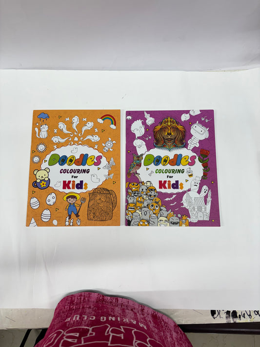 Doodles & Mandala Colouring For Kids