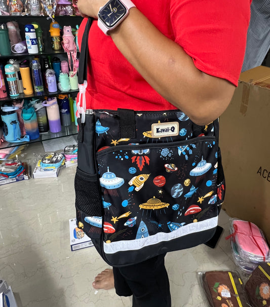 High Quality Shoulder/Tote Bag for Kids space theme
