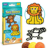 Imagimake DIY Clay Stickers Animals & transport | Create 2 Unique DIY Stickers Using Air Dry Clay | No Mess, Travel-Friendly | Perfect Birthday Return Gifts for Kids Ages 5,6,7,8,9,10