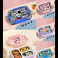Dino/Unicorn/space /mermaid  Transparent 3-Compartment 750ml Transfer Proof Lunch Box