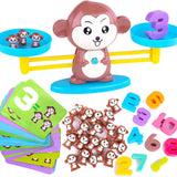 Monkey Balance Counting Toys | Cool Math Game for Kids Preschool Game | Educational Number Learning Toy, Fun Children’s Gift Kids Toy (Monkey)