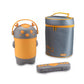 Deer three layer insulated bowl with cutlery and lunch bag