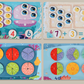 Montessori Busy Book for Children to Develop Learning Skills, and Preschool Educational Toy for Boys and Girls