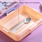 4 grid stainless steel lunch box with dibbi