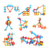 Magnetic Tiles Pipeline Building Blocks 118 Pcs