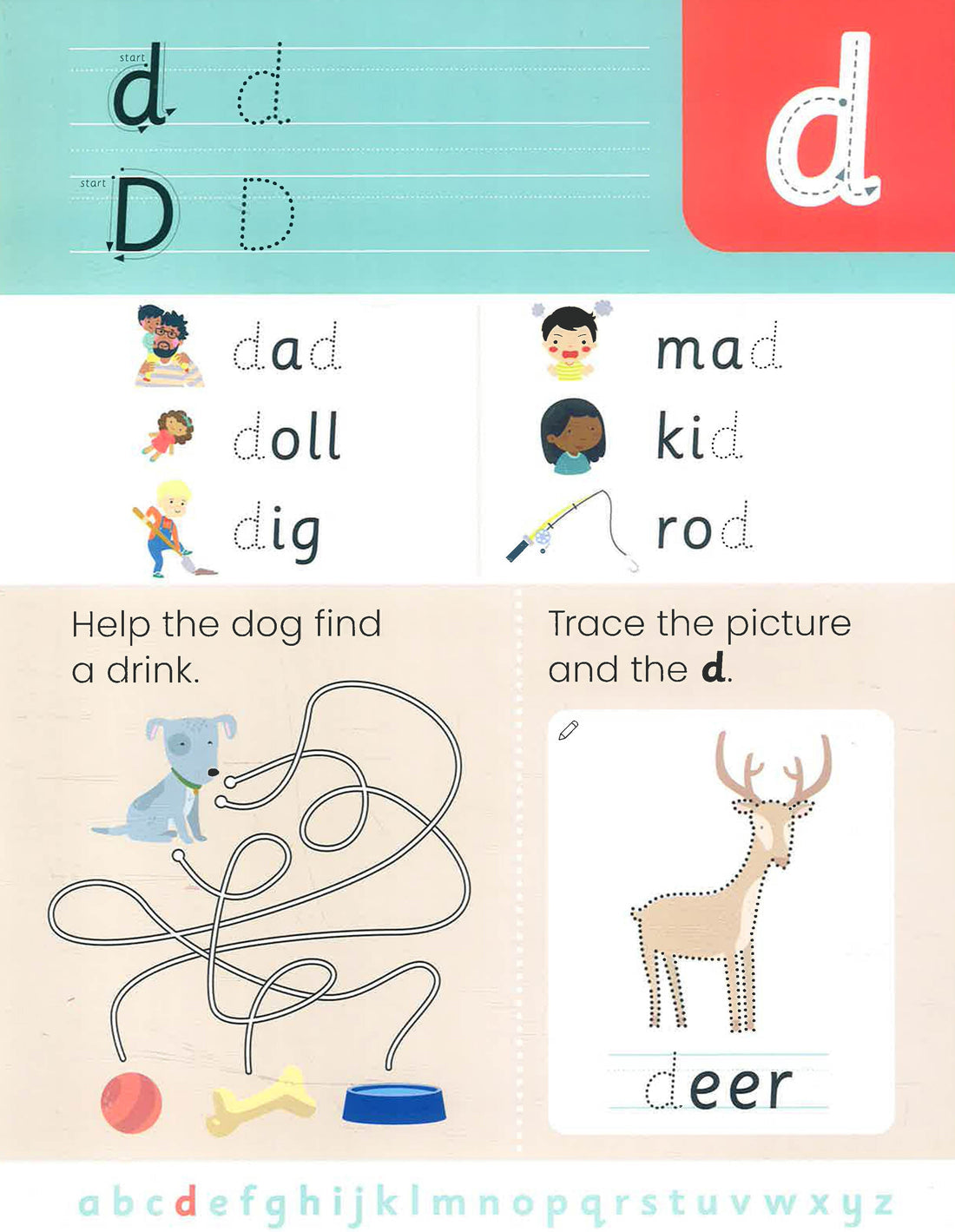 Junior Explorers Write And Wipe Book: Alphabet Book