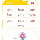 Jolly Kids My First Book of Phonics Words Key to Letter Sound Relationship| Learning the Letter Sounds| Blending| Word Formatting| Sight Words| Phonic Activity Book for Kindergarten Ages 3-7 Years