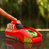 Rapid Launcher Play Set Toy with 7 Die Cast Metal Stunt Car and Master Racers Racing Sports Rapid Launcher with 3 Stoppers Best Toy Gift for Kids (Multi-Color)
