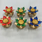 Lotus tealight candle holder 6 pcs box ( 6 candles free)pp-141